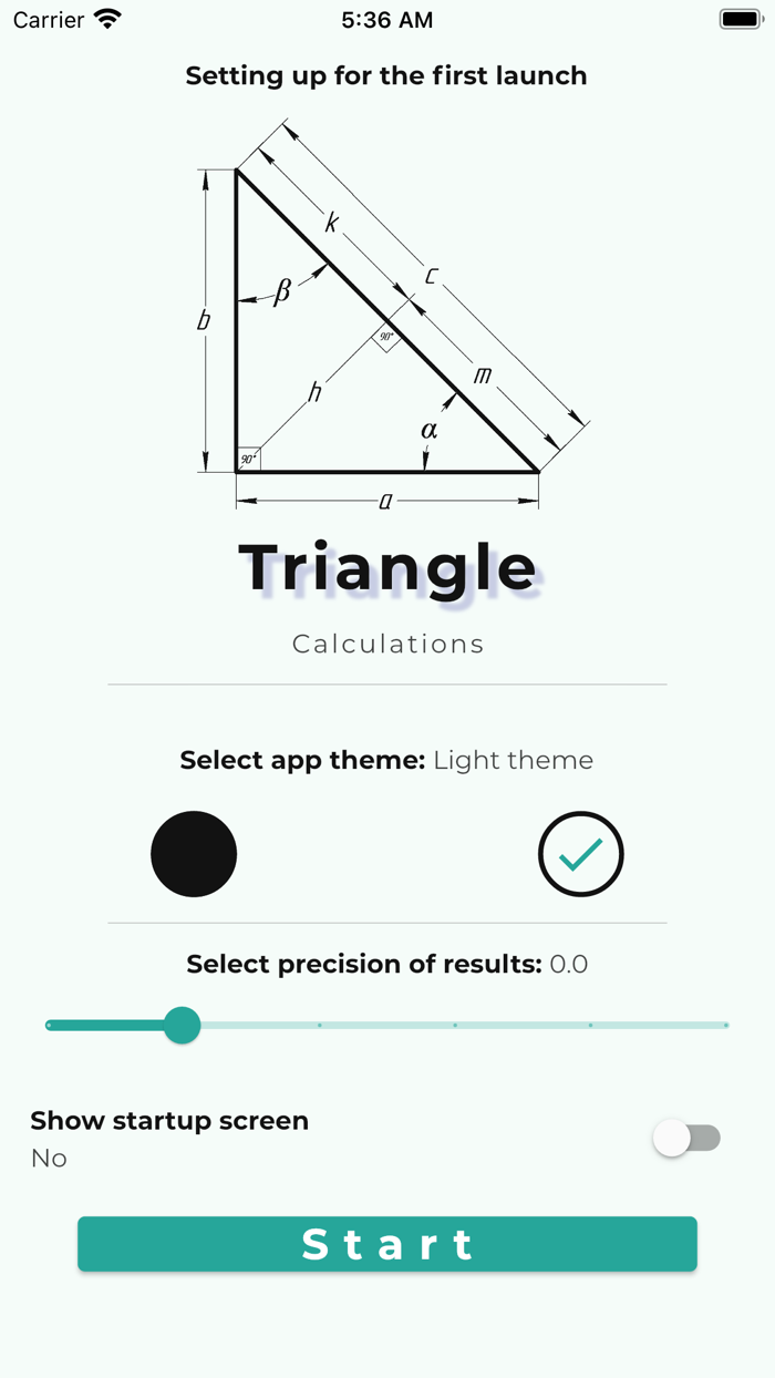 Triangle Angles Calculator