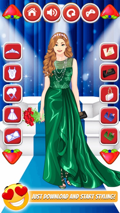 Girls DressUp & MakeOver Game Screenshot