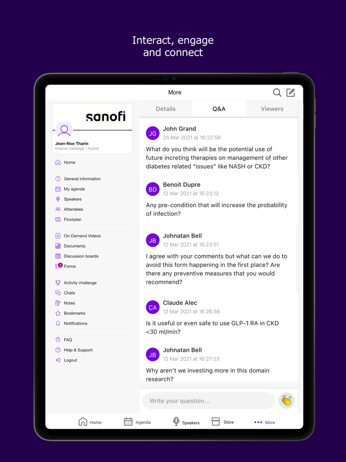 Sanofi Events and Congresses