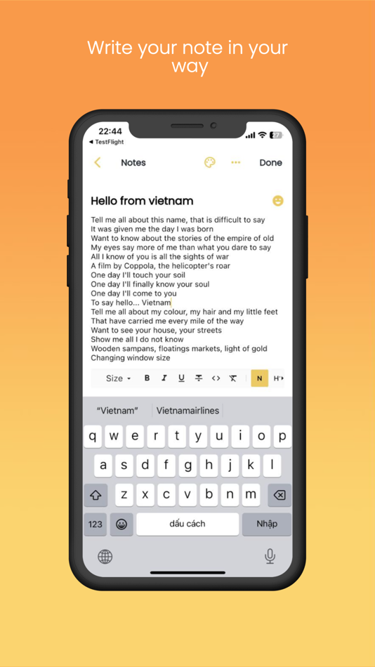 #2. Notepad Online (iOS) 由: Tran Hoang Huy