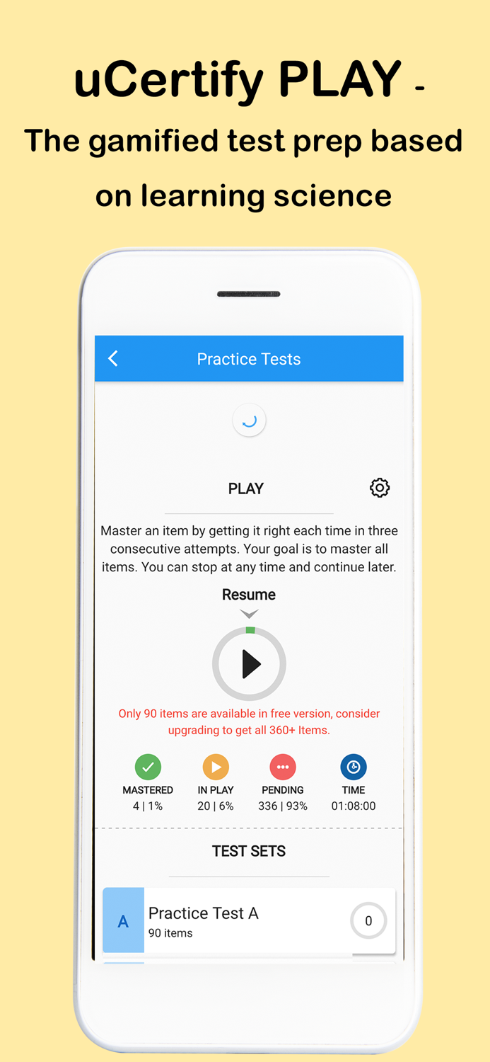 uCertifyPrep CompTIA Project