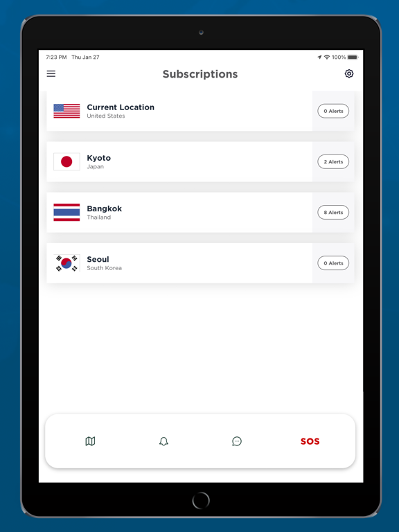 Screenshot #5 pour AlertTraveler