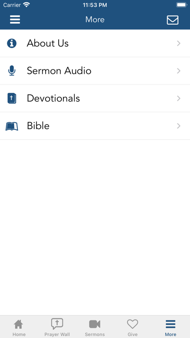 Cornerstone Baptist Church App Screenshot