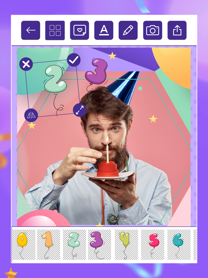 Happy Birthday Cards and Frames