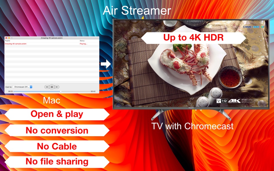 AirStreamer - for Chromecast - 2.1 - (macOS)