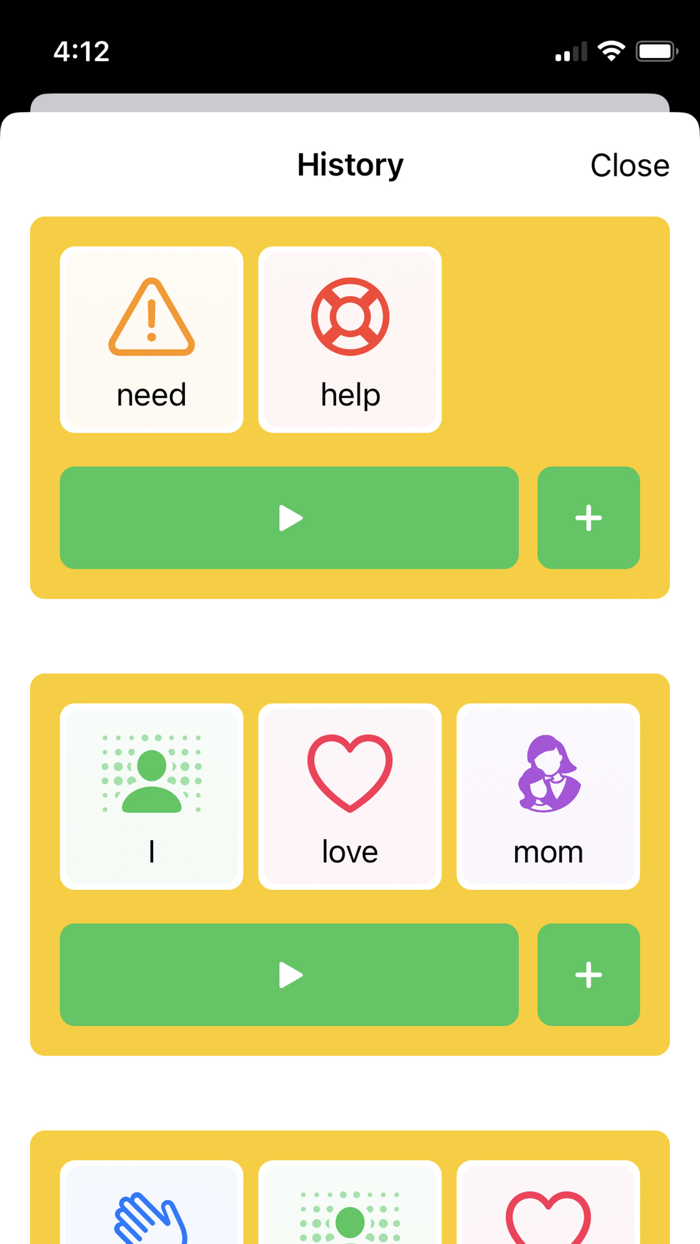 AAC Visuals Board for Autism