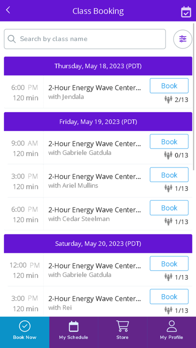 Energy Wave Center Screenshot