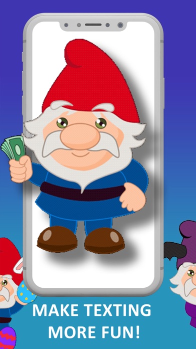 Hysterical Happy Gnome Emojis Screenshot