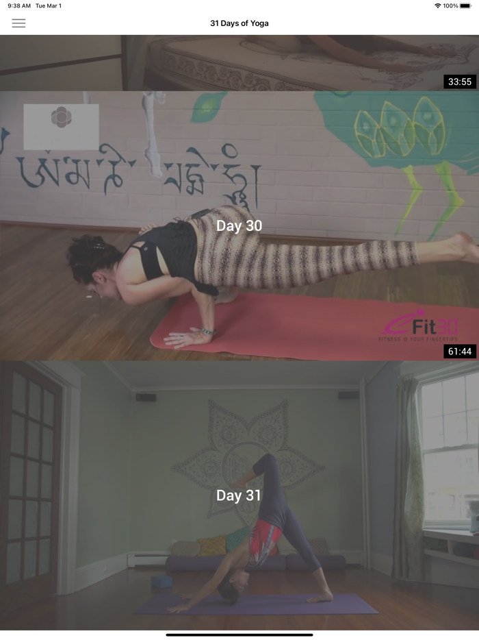 31 Days of Yoga