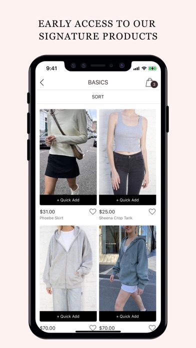 Brandy Melville AU Screenshot