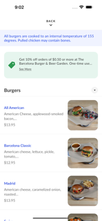 The Barcelona Burger screenshot 3