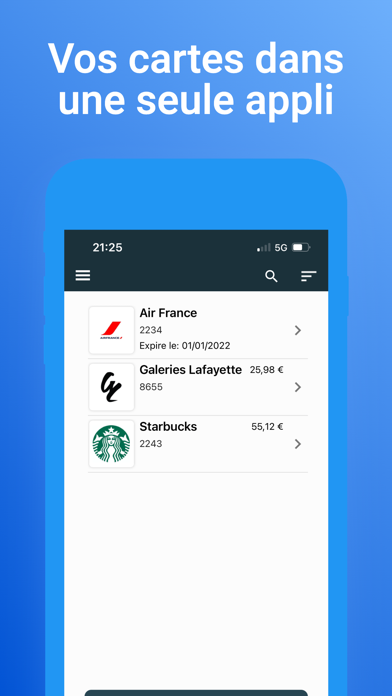 Screenshot #1 pour Digital Wallet Manager