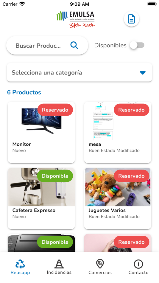 #1. EMULSA. Reusapp. (iOS) By: Empresa municipal de servicios de medio ambiente urbano de Gijón S.A.