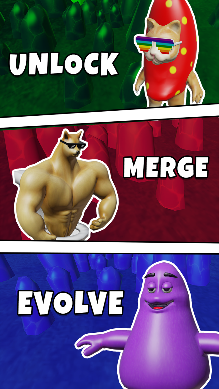 Ms Grimace merge Monster