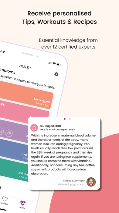 Keleya: Pregnancy App + Yoga Screenshot