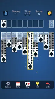 spider solitaire: classic card iphone screenshot 3