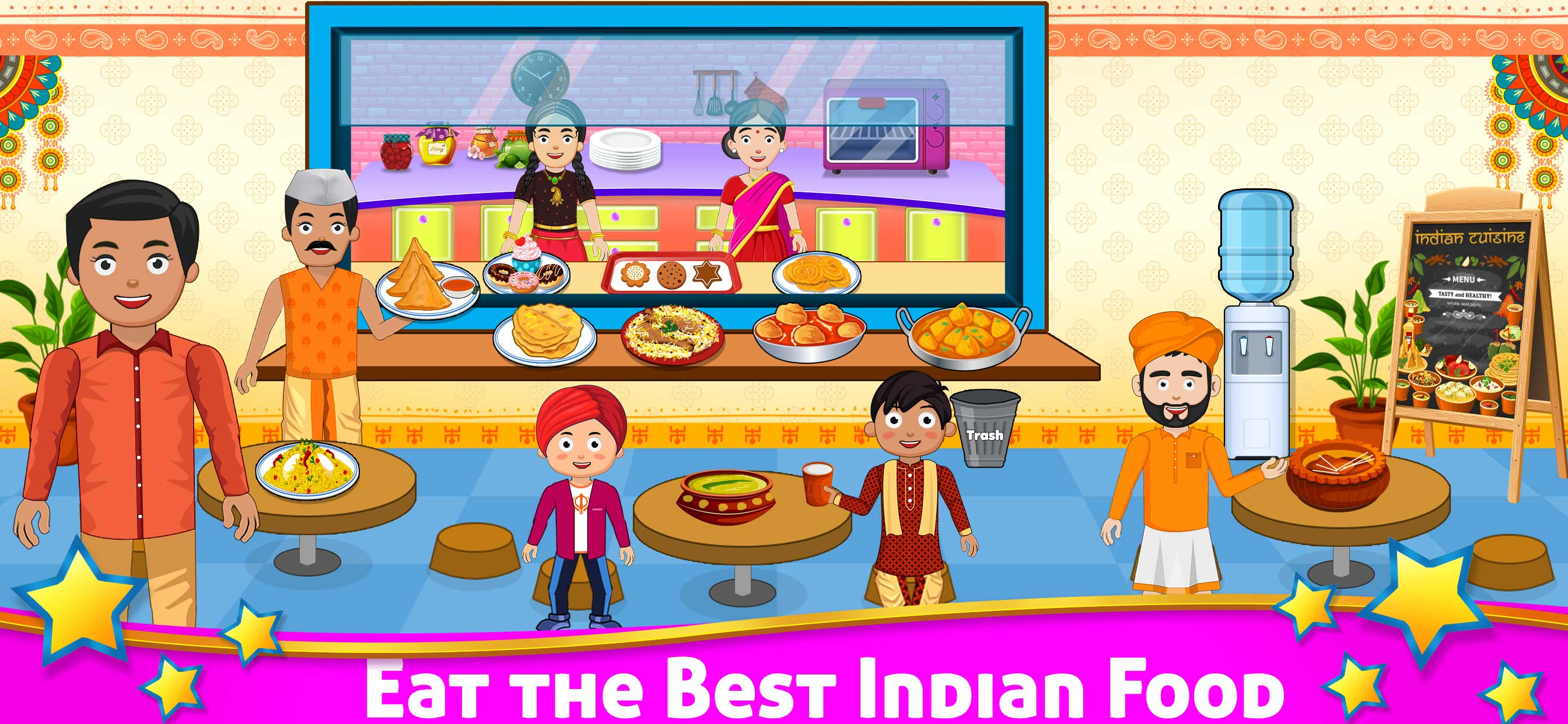 Pretend Play Indian Town Life