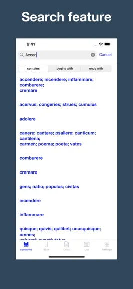 Game screenshot Latin synonym dictionary apk