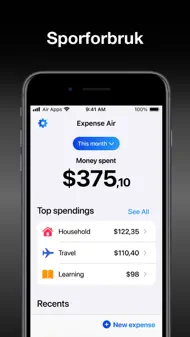 Expense Air - Spending Tracker iphone bilder 1