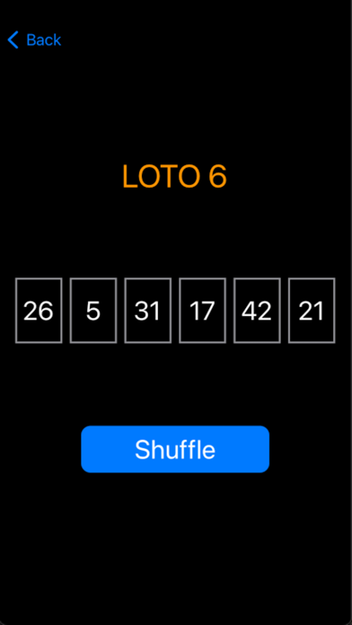 Screenshot #3 pour Loto Simulator