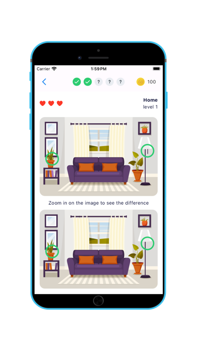 Differ - Find Difference Game Screenshot