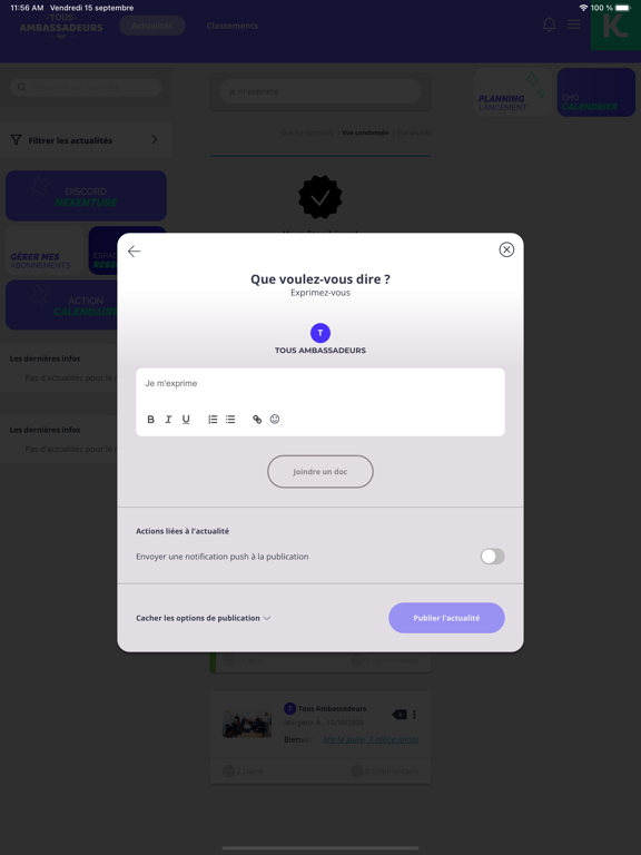 Screenshot #6 pour Tous Ambassadeurs - Nexenture