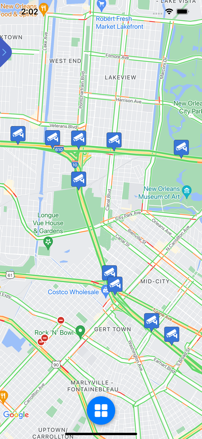 Live Traffic - Louisiana