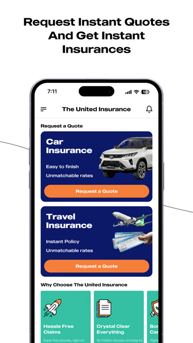 The United Insurance Screenshot