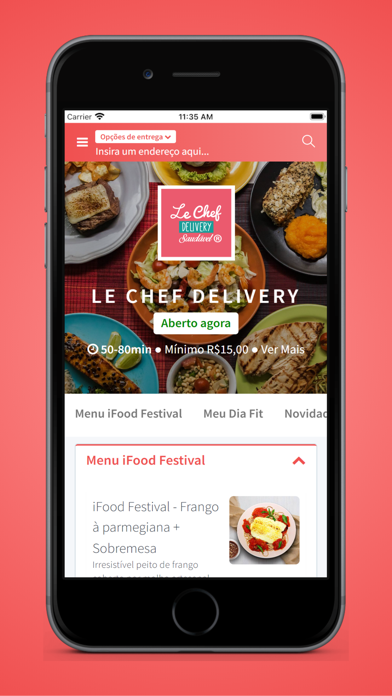 Le Chef Delivery Saudável Screenshot