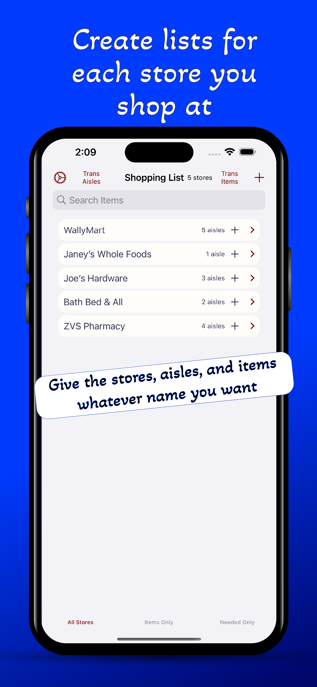 Shopping List: Ultimate