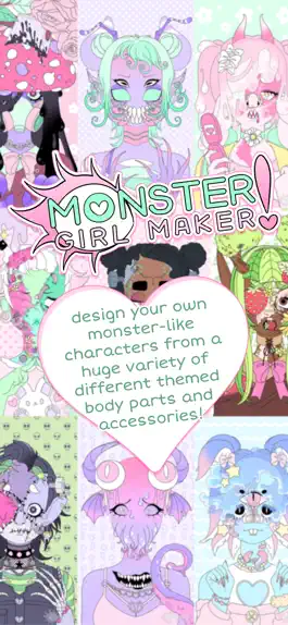 Game screenshot Monster Girl Maker mod apk