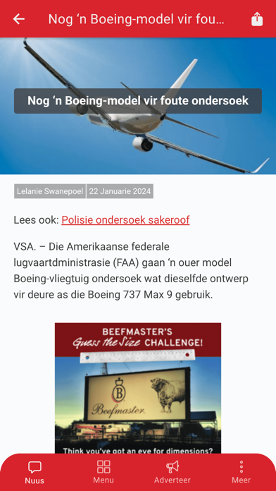 Nuusflits Screenshot