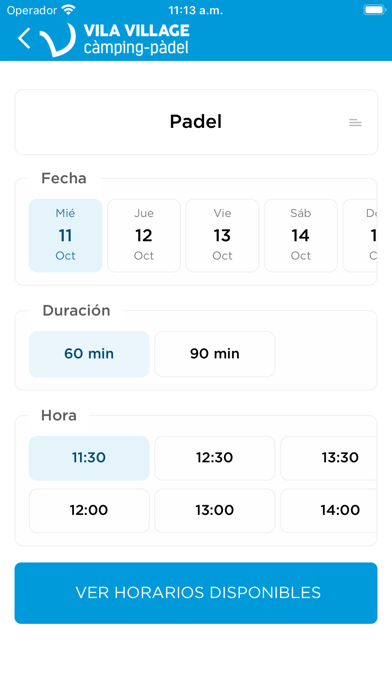 Camping Padel Vila Village Screenshot