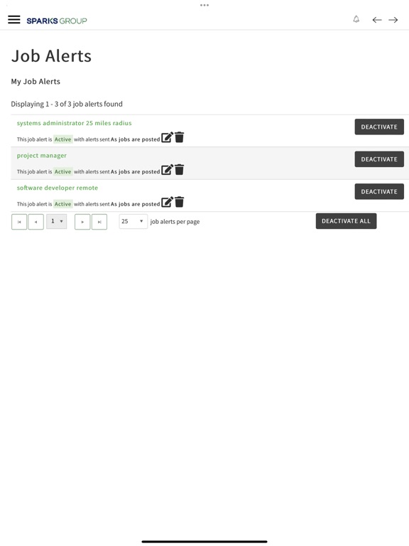 Sparks Group: Jobs & Staffing iPad screenshot 3 - Business app