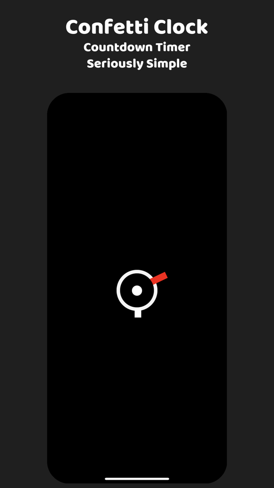 #1. Confetti Clock (iOS) 由: Colorful Dots, LLC