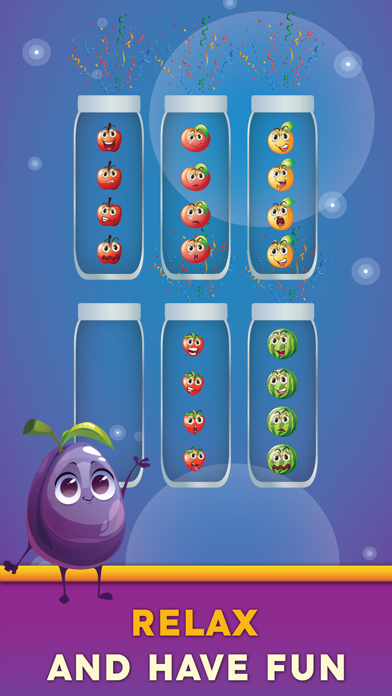 Fruit Sort Puzzle Screenshot