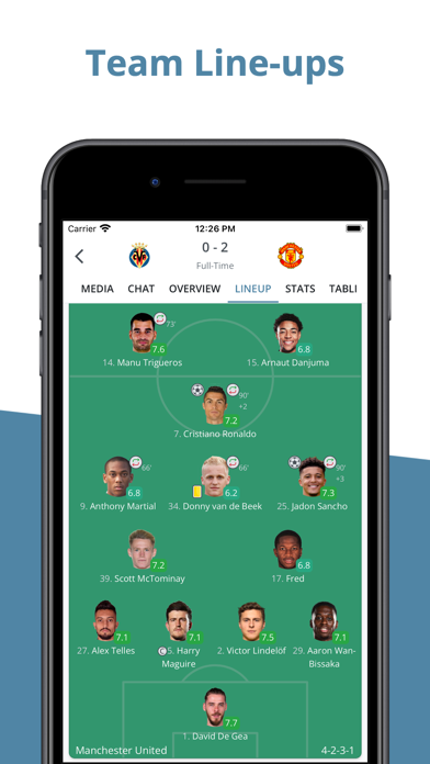 DayScores - Live Football App Screenshot
