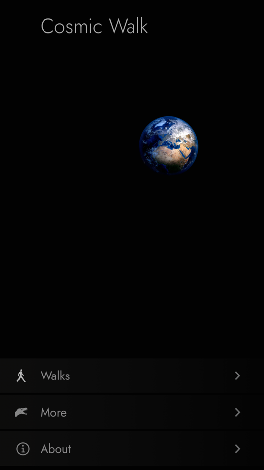 #1. Cosmic Walk (iOS) 由: The Thing In Itself
