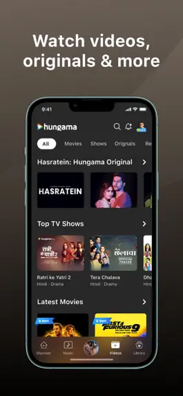 Game screenshot Hungama: Movies Music Podcasts hack