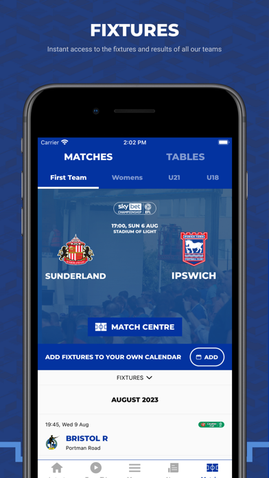 Ipswich Town FC Screenshot