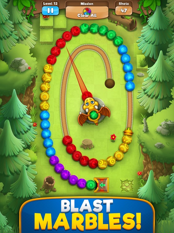 Marbelicious: Marble Blast iPad screenshot 1 - Games app
