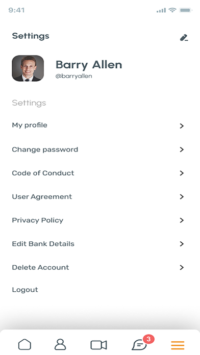 Wite Collar iPhone screenshot 5 - Social Networking app