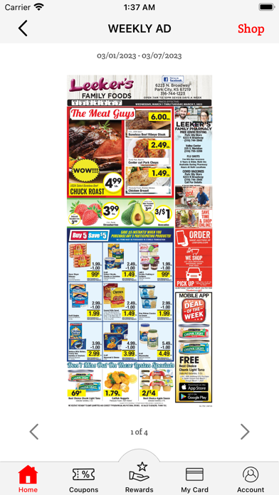 Leeker's Family Foods Screenshot