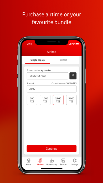M-Pesa Tanzania Screenshot