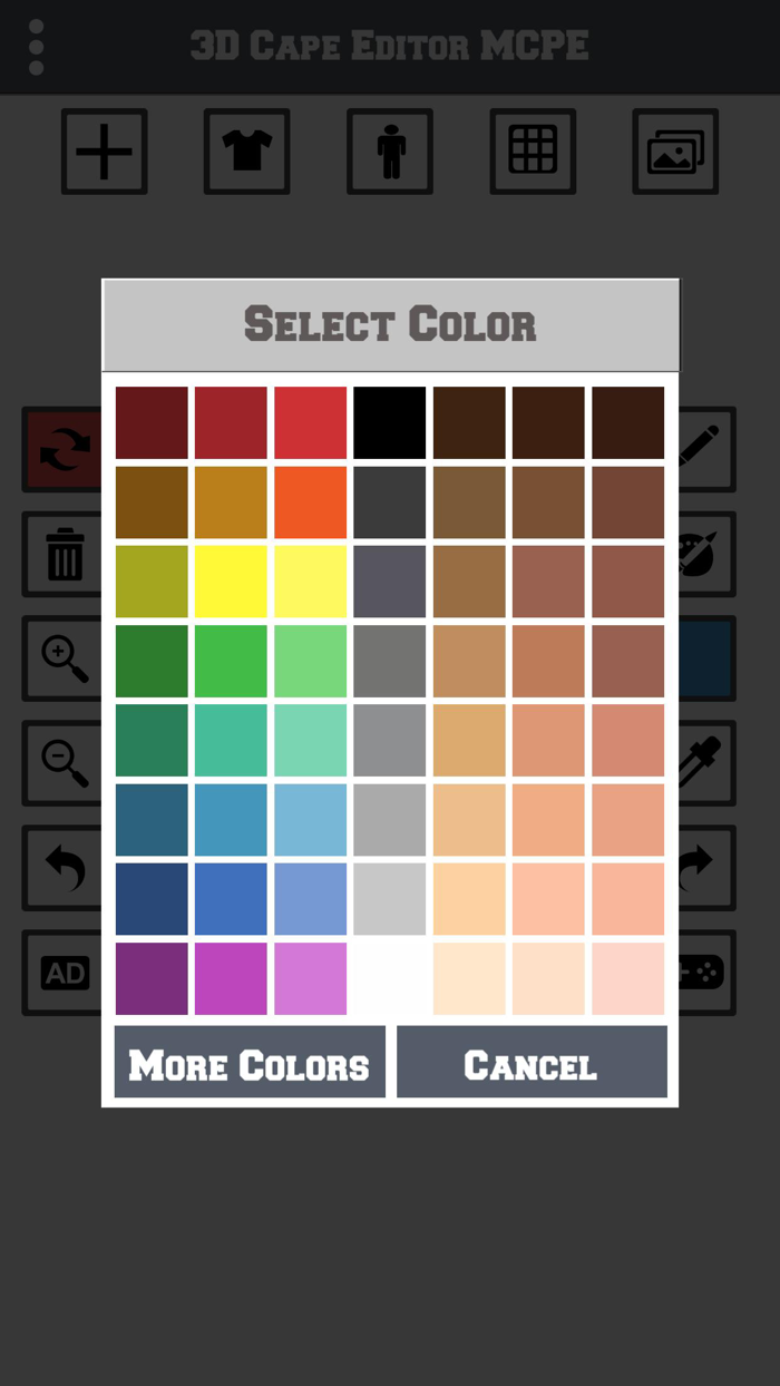 Cape Skin Editor For MCPE