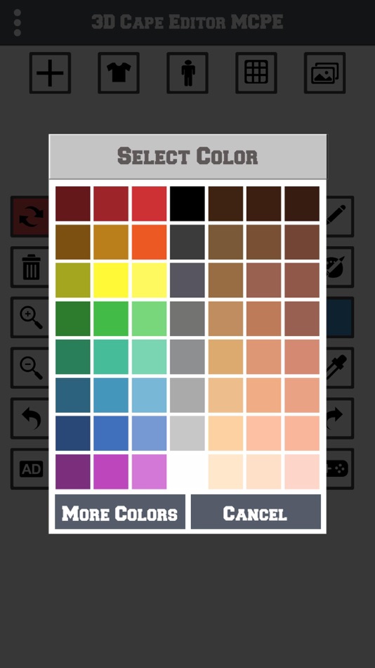#4. Cape Skin Editor For MCPE (iOS) Podle: Riken Sonani