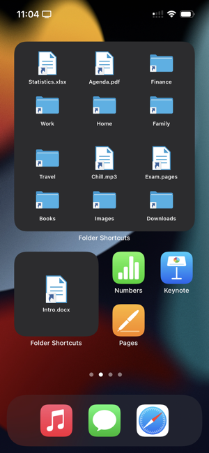 ‎Folder Shortcuts @ Homescreen Screenshot