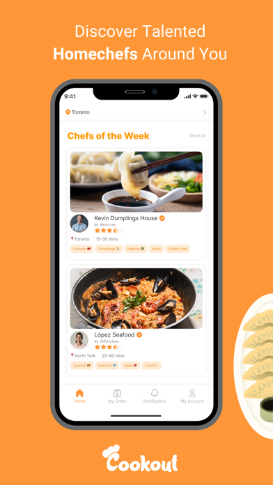 CookOut: Home Food Delivery Screenshot