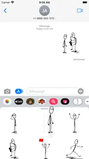 stick figures sticker iphone screenshot 2