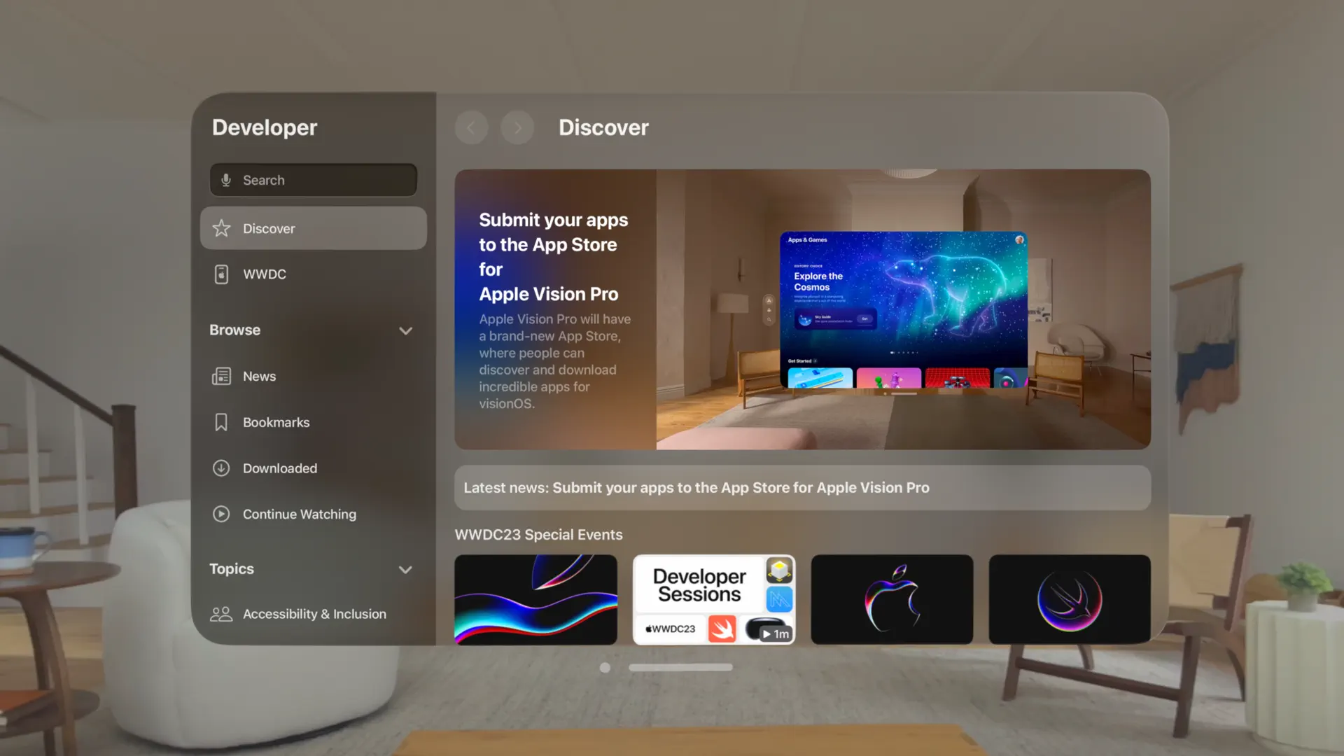 Apple Developer screenshot 1